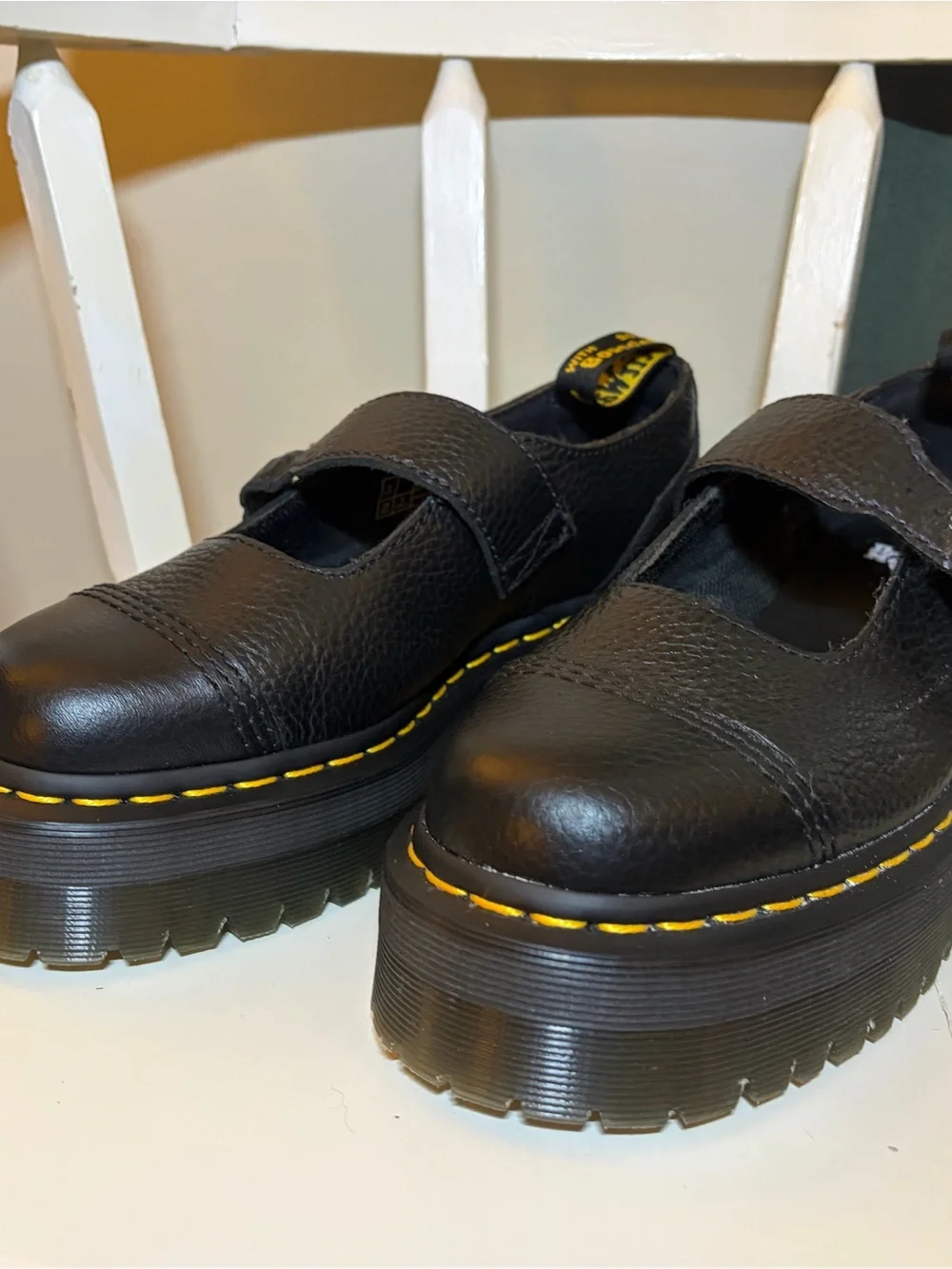 Dr. Martens Addina Flower Platform Mary Janes
